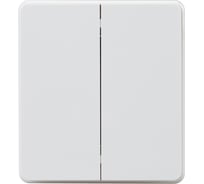 Механизм перекрестного переключателя KRANZ ROUND 2-клавишный 10А с/у перламутр KR-78-0733-1