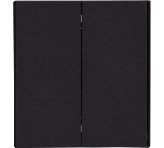 Механизм перекрестного переключателя KRANZ STRONG 2-клавишный 10А с/у антрацит KR-78-0733-5