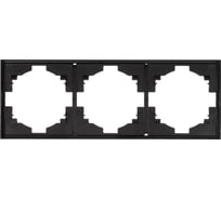 Рамка KRANZ STRONG 3-постовая антрацит KR-78-0753-5