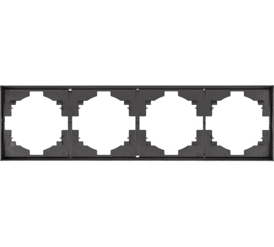 Рамка KRANZ STRONG 4-постовая графит KR-78-0754-6