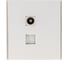 Механизм розетки KRANZ STRONG RJ45 категория 6 + TV жемчуг KR-78-0722-4 1