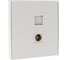Механизм розетки KRANZ STRONG RJ45 категория 6 + TV жемчуг KR-78-0722-4 5