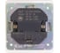 Механизм розетки KRANZ ROUND 1-м с/з, с защитными шторками 16А USB A+C 5В/3А перламутр KR-78-0704-1 3