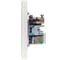 Механизм розетки KRANZ ROUND RJ45 категория 6 + TV перламутр KR-78-0722-1 2