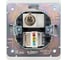 Механизм розетки KRANZ ROUND RJ45 категория 6 + TV перламутр KR-78-0722-1 3