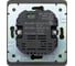 Механизм розетки KRANZ ROUND USB-A+Type-C 3А с функцией быстрой зарядки титан KR-78-0734-2 3