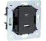 Механизм розетки KRANZ ROUND USB-A+Type-C 3А с функцией быстрой зарядки титан KR-78-0734-2 6