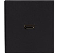 Розетка HDMI KRANZ STRONG с/у антрацит KR-78-0730-5