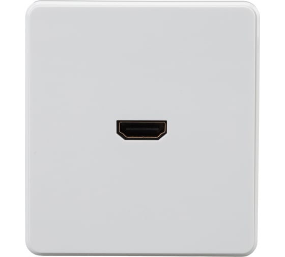 Розетка HDMI KRANZ ROUND с/у перламутр KR-78-0730-1