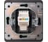 Розетка компьютерная RJ45 KRANZ ROUND категория 6 с/у оникс KR-78-0724-3 3