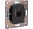 Розетка компьютерная RJ45 KRANZ ROUND категория 6 с/у оникс KR-78-0724-3 6