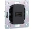 Розетка HDMI KRANZ ROUND с/у оникс KR-78-0730-3 6