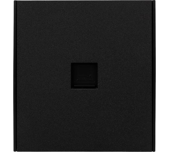 Розетка компьютерная RJ45 KRANZ STRONG категория 6 с/у антрацит KR-78-0724-5