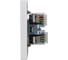 Розетка двойная компьютерная RJ45 KRANZ STRONG категория 6 с/у жемчуг KR-78-0725-4 2