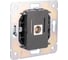 Механизм розетки KRANZ TV STRONG с/у жемчуг KR-78-0723-4 6