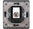 Механизм розетки KRANZ TV ROUND с/у титан KR-78-0723-2 3