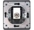 Механизм розетки KRANZ TV ROUND с/у оникс KR-78-0723-3 3