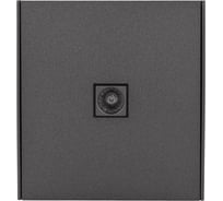 Механизм розетки KRANZ TV STRONG с/у графит KR-78-0723-6