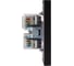 Розетка двойная компьютерная RJ45 KRANZ STRONG категория 6 с/у антрацит KR-78-0725-5 4
