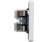 Розетка двойная компьютерная RJ45 KRANZ ROUND категория 6 с/у перламутр KR-78-0725-1 4