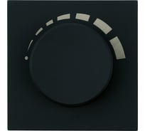 Выключатель диммирующий (механизм) STEKKER 250В, 1200W, серия Мия, RSW10-3106-05, черный бархат, 50568