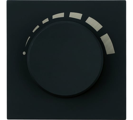 Выключатель диммирующий (механизм) STEKKER 250В, 1200W, серия Мия, RSW10-3106-05, черный бархат, 50568