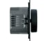 Выключатель диммирующий (механизм) STEKKER 250В, 1200W, серия Мия, RSW10-3106-05, черный бархат, 50568 3