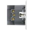Механизм розетки 1-местной STEKKER защитные шторки, с заземлением 16А + USB + Type C, 250В, 20W, серия Мия, RST16-3119-01, белая магнолия, 50438 3