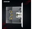 Механизм розетки 1-местной STEKKER защитные шторки, с заземлением 16А + USB + Type C, 250В, 20W, серия Мия, RST16-3119-01, белая магнолия, 50438 15