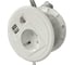 Розетка встраиваемая LUCKTEK пластик 1x220V, 2xUSB (зарядка), 1xRJ-45 (Ethernet), цвет белый LK-GS90P-RJ45 2