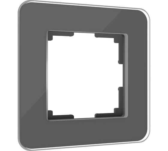 Рамка WERKEL W0012440 на 1 пост Elite графит стекло a057878