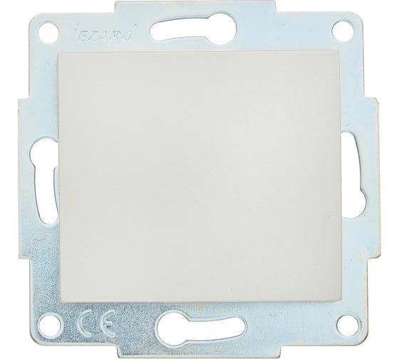 Выключатель Lezard ASTI жемчужно-белый перламутр, механизм 7081-3088-100