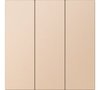 Выключатель 3-клавишный независимый Smartbuy 10А шампань акрил Альтаир SBE-i11ia-10-SW3-0