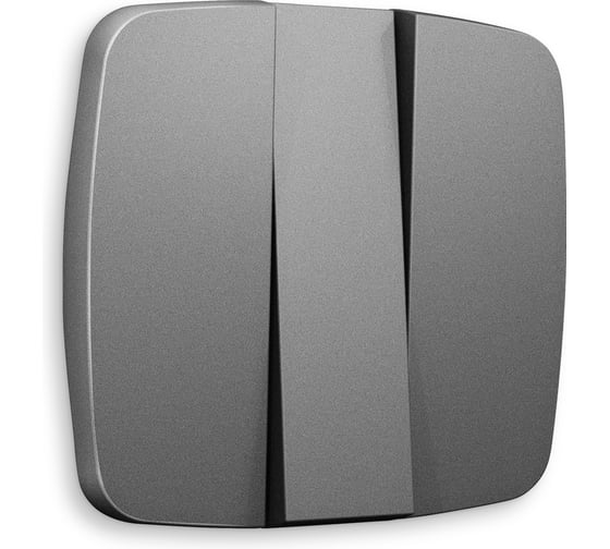 Лицевая панель Ambrella Volt для 3-клавишных выключателей OMEGA OP6550