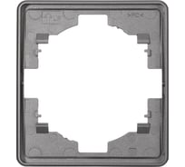 Рамка KRANZ ROUND 1-постовая, титан KR-78-0751-2