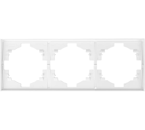 Рамка KRANZ STRONG 3-постовая, жемчуг KR-78-0753-4