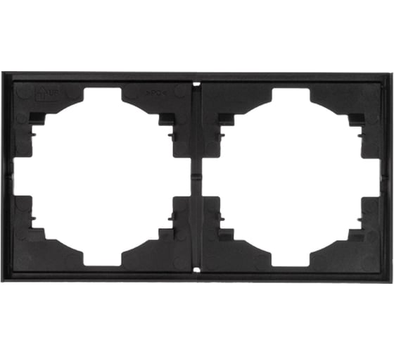 Рамка KRANZ STRONG 2-постовая, антрацит KR-78-0752-5