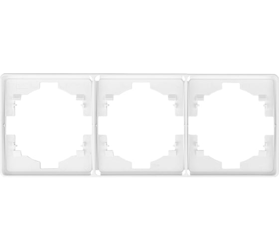 Рамка KRANZ ROUND 3-постовая, перламутр KR-78-0753-1