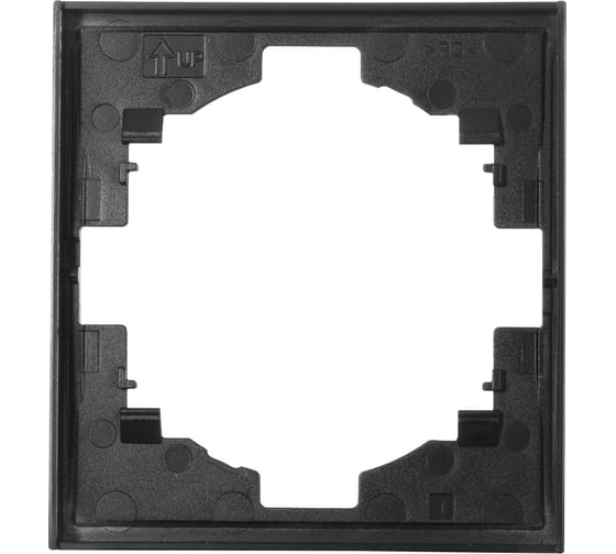 Рамка KRANZ STRONG 1-постовая, антрацит KR-78-0751-5