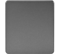 Заглушка KRANZ ROUND декоративная, с суппортом, титан KR-78-0735-2