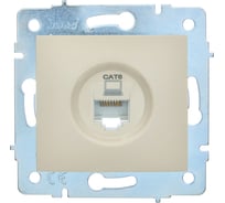 Механизм розетки компьютерной Lezard ASTI крем Сat 6 7081-0388-140