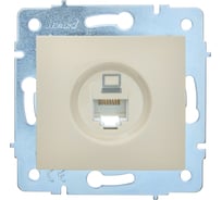 Механизм розетки компьютерной Lezard ASTI крем 7081-0388-139