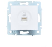 Механизм розетки компьютерной Lezard ASTI белая 7081-0288-139