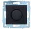 Механизм диммера Lezard ASTI 1000W чёрный бархат 7081-4288-157 1