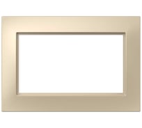 Рамка для двойной розетки без заземления ELBI Vega слоновая кость, 12 шт 510-012500-908