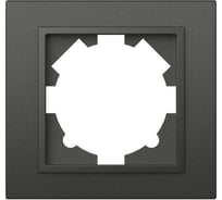 Рамка одинарная ELBI Zena дымчатый, 24 шт 608-011100-271