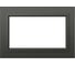 Рамка для двойной розетки с заземлением ELBI Zena дымчатый, 12 шт 608-011100-907 1