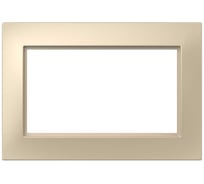 Рамка для двойной розетки с заземлением ELBI Vega слоновая кость, 12 шт 510-012500-907