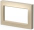 Рамка для двойной розетки с заземлением ELBI Vega слоновая кость, 12 шт 510-012500-907 2