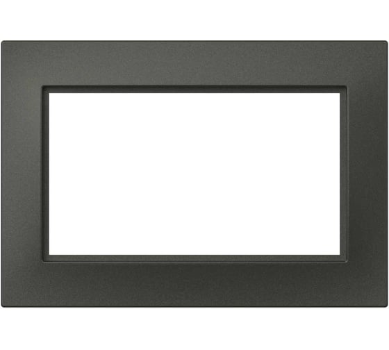 Рамка для двойной розетки без заземления ELBI Vega дымчатый, 12 шт 510-011100-908